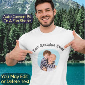 Beste Opa jemals hochladen Ihr viereckiges Foto T-Shirt
