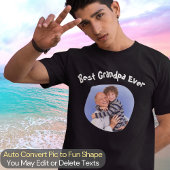 Beste Opa jemals hochladen Ihr viereckiges Foto T-Shirt