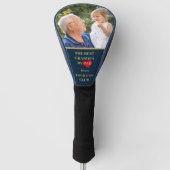 Beste Opa nach Par Custom Foto Golf Headcover (Vorderseite)