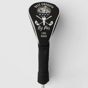 Beste Opa nach Par Custom Foto Vatertag Golf Headcover