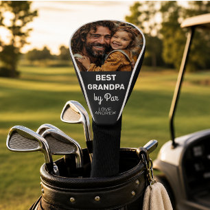 Beste Opa nach Par Custom Foto Vatertag Golf Headcover