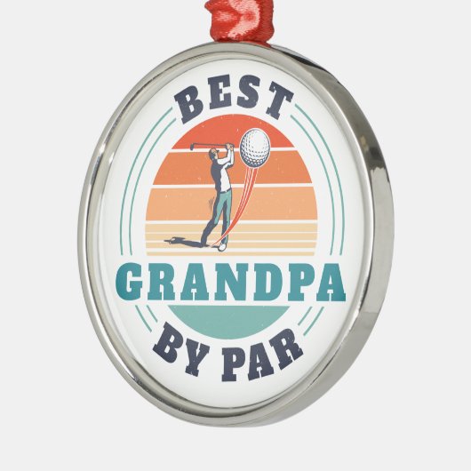 Beste Opa nach Par Custom Retro Ornament Aus Metall (Links)