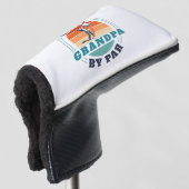 Beste Opa nach Par Custom Vaters Day Retro Golf Headcover (3/4 Vorderseite)