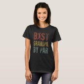 Beste Opa nach Par Golf Day T-Shirt (Vorne ganz)