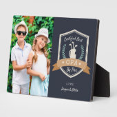 Beste Opa nach Par | Golf Opa Foto Fotoplatte (Seite)