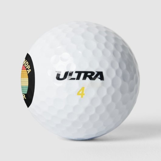 Beste Opa nach Par - Golfer Golfball (Logo)