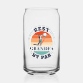 Beste Opa nach Par Retro Gedeckter Garten Dosenglas (Rückseite)