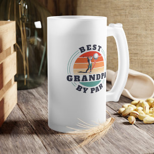 Beste Opa nach Par Vatter Tag Retro Custom Mattglas Bierglas