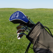 Beste Opa par Moderner blauer Individuelle Name Golf Headcover (In SItu)