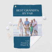 Beste Opa par Personalisiertes Foto Golfhandtuch (Insitu)