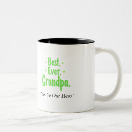 Beste Opa-Tasse - Funny Vatertag-Geschenk Zweifarbige Tasse
