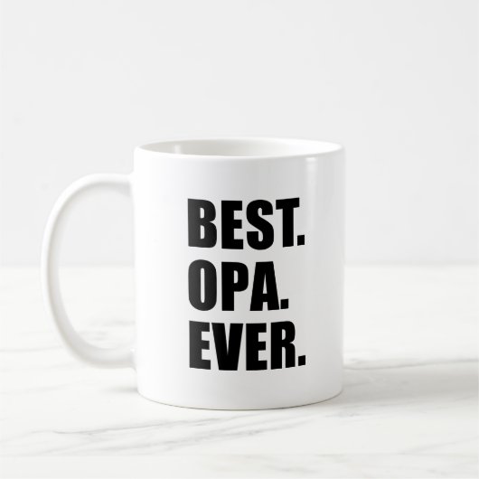 Beste Opa überhaupt Tasse (Links)