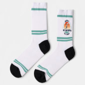 Beste Opa von Par Remüde Golfer Grandad Socken (Linkes Detail)