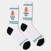 Beste Opa von Par Remüde Golfer Grandad Socken (Rechts)