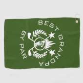 Beste Opa von Par Vaters Geschenk Golf Handtuch (Horizontal)