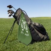Beste Opa von Par Vaters Geschenk Golf Handtuch (Gras)