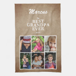 Beste Opferfamilie Sake 6 FotoCollage Geschirrtuch