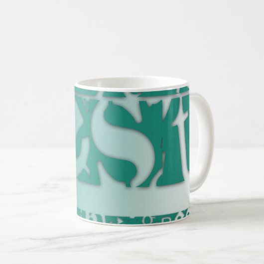 Beste Original-Typografie-Tasse Kaffeetasse (VorderseiteRechts)