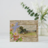 Beste Osterwünsche Feiertagspostkarte (Stehend Vorderseite)