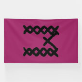 Beste Outdoor Banner. Groß. Schwarz. Leere oder Cu Banner (Horizontal)