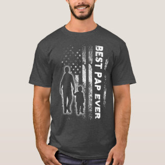 Beste Pap je Flag Fahnen Tag Opa Geschenk T-Shirt