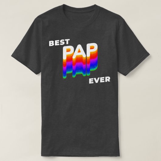 Beste Pap je Großvater Tag T-Shirt (Design vorne)