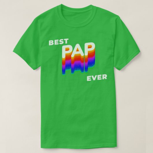 Beste Pap je Großvater Tag T-Shirt (Design vorne)