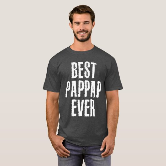 Beste Pap-Pap-Ever Funny Quote Geschenk T-Shirt (Vorne ganz)