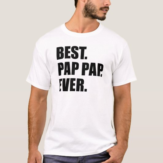 Beste Pap Pp je T-Shirt (Vorderseite)
