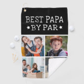 Beste Papa-by-Par-Fotosammlung Golfhandtuch (Insitu)