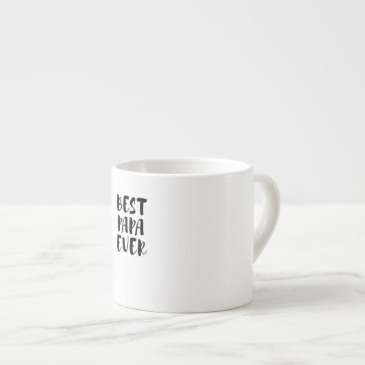 Beste Papa Espressotasse (Vorderseite Rechts)