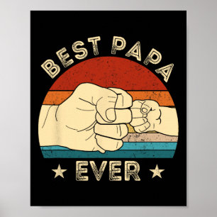 Beste Papa Ever Faustbrunnen Großartiger Großvater Poster