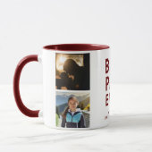 Beste Papa je 4 FotoCollage Tasse (Links)