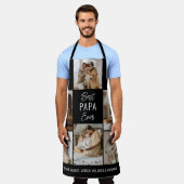 Beste PAPA je 6 Foto Schürze (Getragen)
