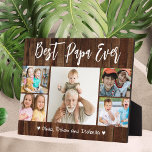 Beste Papa je Grandkids 5 Foto Collage Holz Fotoplatte<br><div class="desc">Erstellen Sie Ihr eigenes Foto-Geschenk für Papa mit mehreren Bildern von Enkelkindern. Geben Sie personalisierten Opa-Geschenke mit Enkelkindern Namen,  um es zu einem wertvollen Sake zu machen. Die maßgeschneiderten Opa-Geschenke sind perfekt für Großvater Geburtstag,  Vatertag,  Großeltern Tag und Weihnachten.</div>