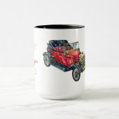 Beste Papa-je-Retro-Konvertible Tasse (Zentrum)