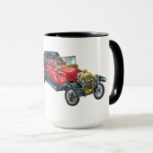 Beste Papa-je-Retro-Konvertible Tasse (VorderseiteRechts)