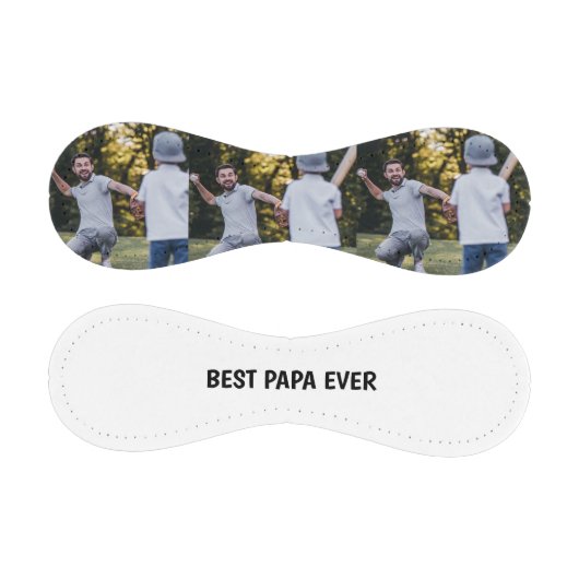 Beste Papa je Script Vathers Day Foto Collage Baseball (Paneele)