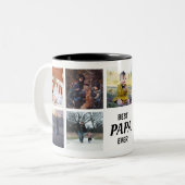 Beste Papa-je-Tasse für benutzerdefiniertes Foto Zweifarbige Tasse (Vorderseite Links)