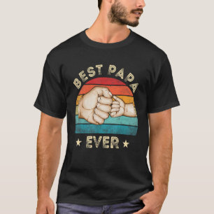 Beste Papa je Vintager Vatertag Liebe Daddy Gr T-Shirt