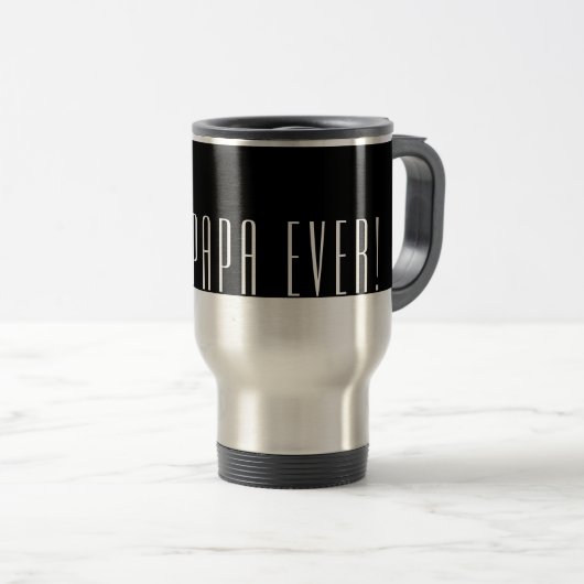 Beste PAPA-Reise-Mug Reisebecher (VorderseiteRechts)