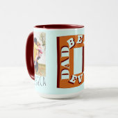 Beste Papa-Tasse Tasse (Vorderseite Links)