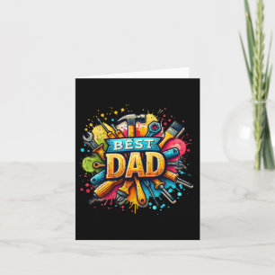 Beste Papa Werkzeuge Handwerker Vater Väter Karte
