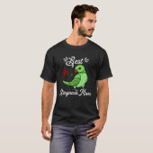 Beste Papageienmutter I Grüner Indischer Ringhals T-Shirt (Vorne ganz)