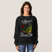 Beste Papageienmutter ich Senegalpapagei Sweatshirt (Vorne ganz)