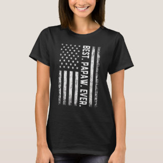 Beste Papaw-Fahne aller Vintagen amerikanischen Fa T-Shirt