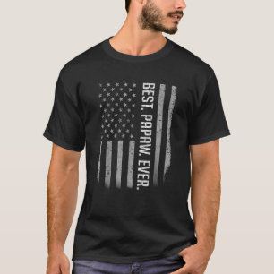 Beste Papaw-Fahne für die amerikanische Flagge des T-Shirt