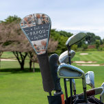 Beste Papos nach Par | 3 FOTO Golf Headcover<br><div class="desc">Mit diesem einzigartigen,  maßgeschneiderten Headcover für einen beliebten Großvater erstellen Sie diesen Vatertag oder Großeltertag ein besonderes Geschenk. Design zeigt drei Fotos seiner Enkel,  mit "Best Papou By Par" in der Mitte.</div>