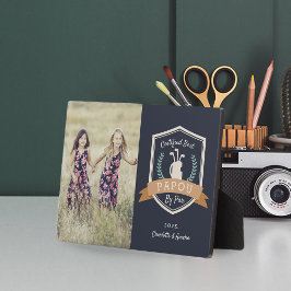 Beste Papos nach Par | Golf Opa Foto Fotoplatte