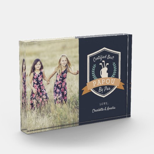 Beste Papos nach Par | Golf Opa Fotoblock (Links)